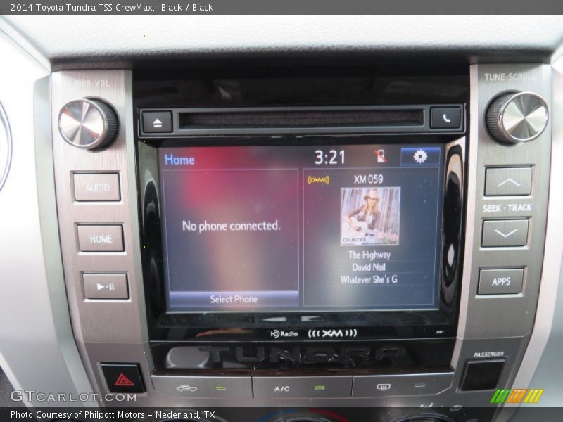 Controls of 2014 Tundra TSS CrewMax