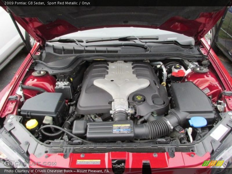 Sport Red Metallic / Onyx 2009 Pontiac G8 Sedan