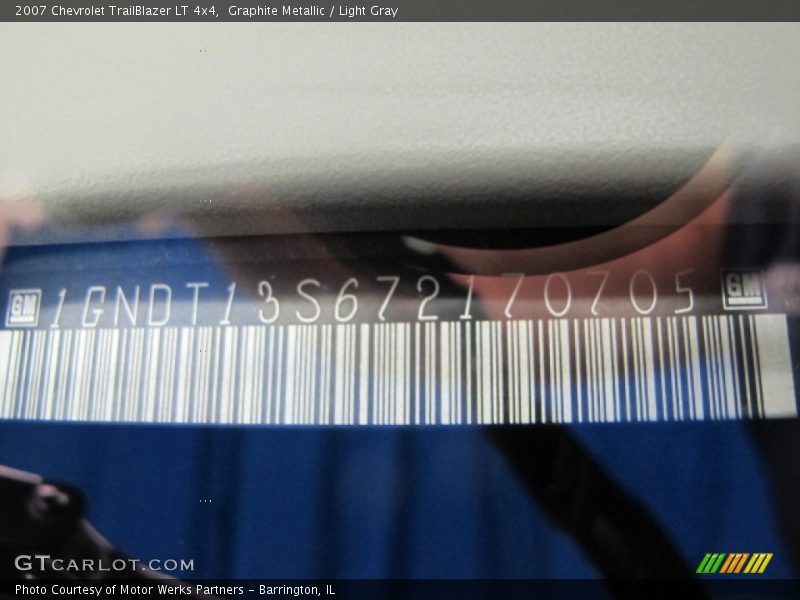 Graphite Metallic / Light Gray 2007 Chevrolet TrailBlazer LT 4x4