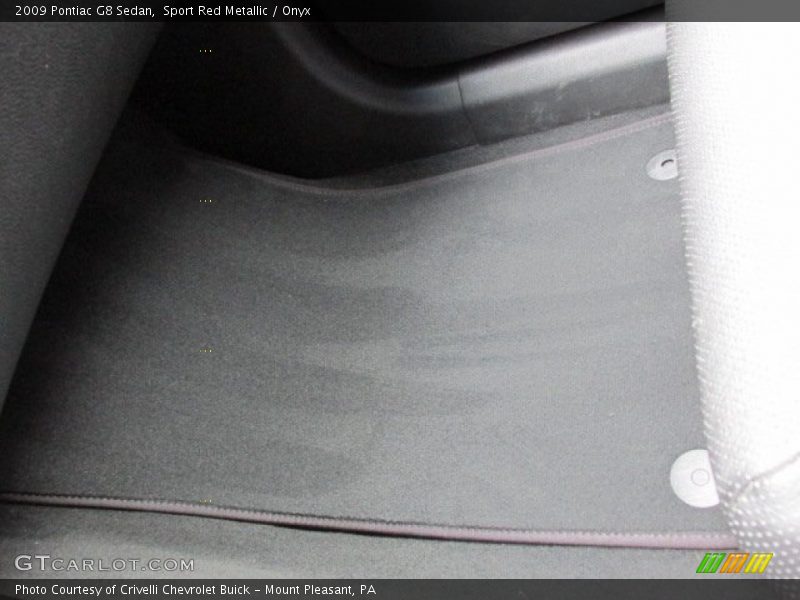 Sport Red Metallic / Onyx 2009 Pontiac G8 Sedan