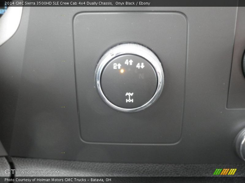 Onyx Black / Ebony 2014 GMC Sierra 3500HD SLE Crew Cab 4x4 Dually Chassis