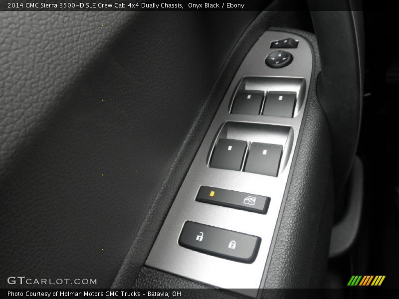 Onyx Black / Ebony 2014 GMC Sierra 3500HD SLE Crew Cab 4x4 Dually Chassis