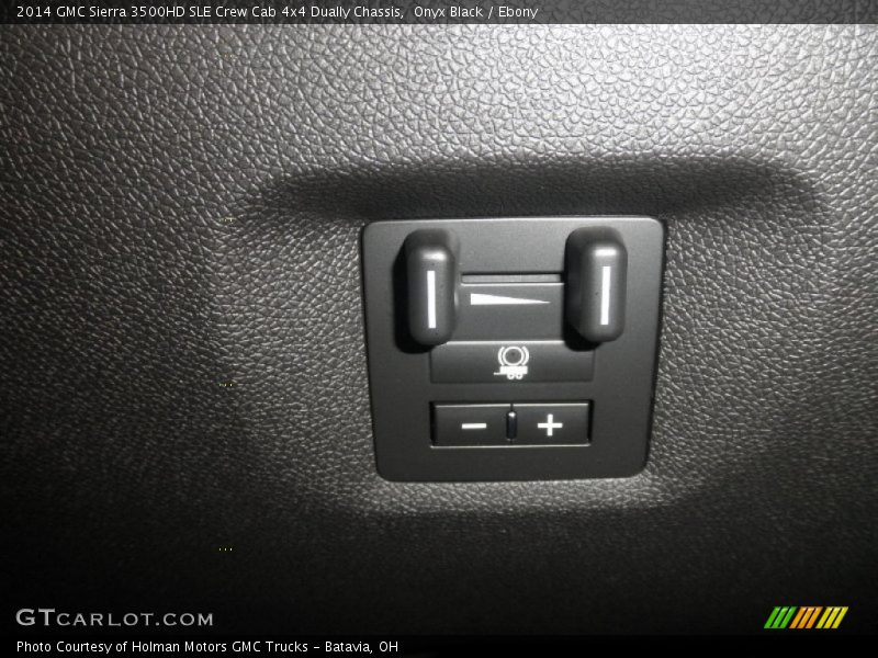 Onyx Black / Ebony 2014 GMC Sierra 3500HD SLE Crew Cab 4x4 Dually Chassis