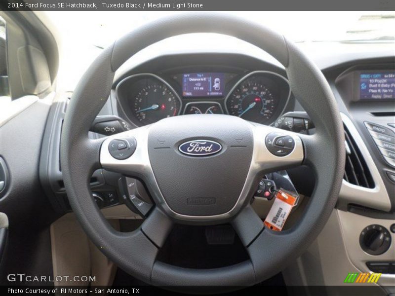 Tuxedo Black / Medium Light Stone 2014 Ford Focus SE Hatchback