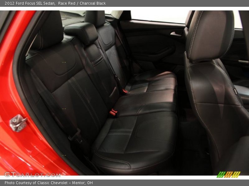 Race Red / Charcoal Black 2012 Ford Focus SEL Sedan