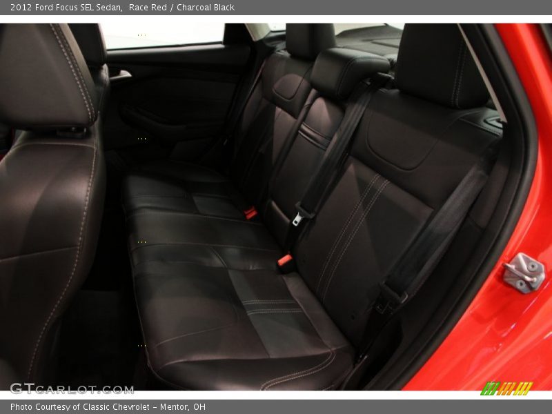 Race Red / Charcoal Black 2012 Ford Focus SEL Sedan