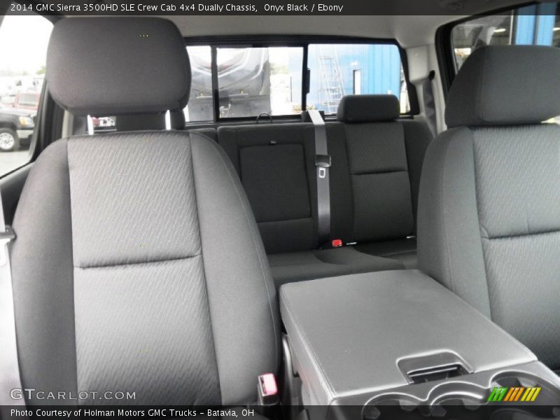 Onyx Black / Ebony 2014 GMC Sierra 3500HD SLE Crew Cab 4x4 Dually Chassis