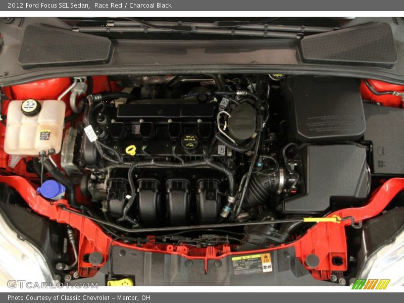 Race Red / Charcoal Black 2012 Ford Focus SEL Sedan