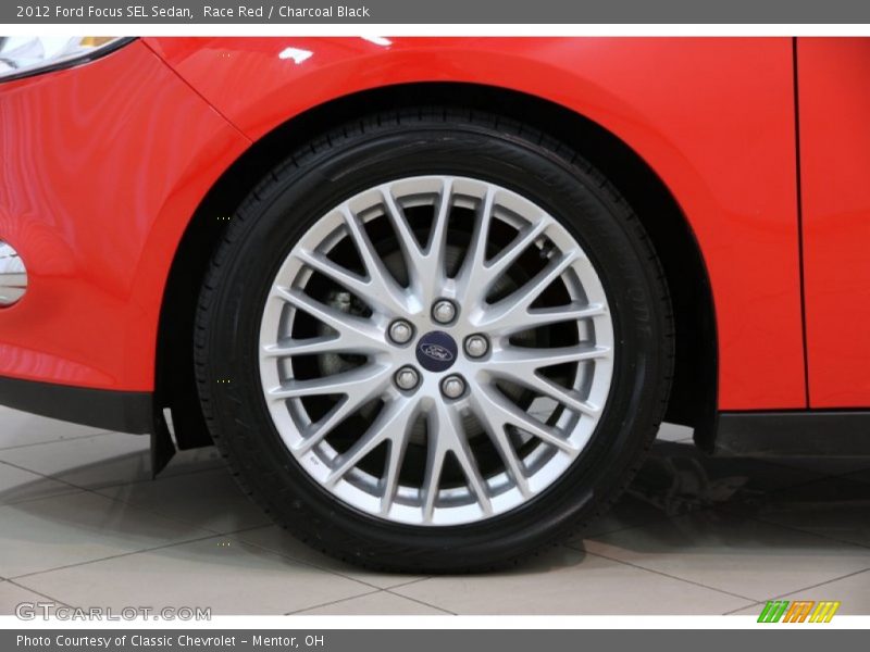 Race Red / Charcoal Black 2012 Ford Focus SEL Sedan
