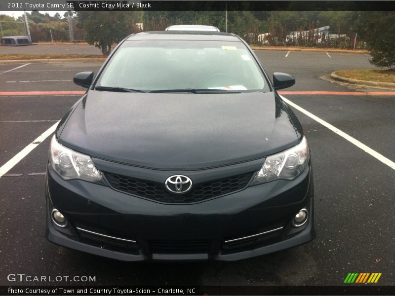 Cosmic Gray Mica / Black 2012 Toyota Camry SE