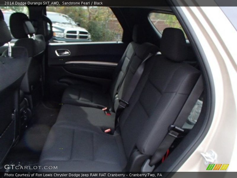 Sandstone Pearl / Black 2014 Dodge Durango SXT AWD