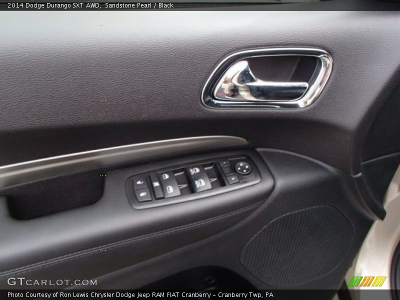 Sandstone Pearl / Black 2014 Dodge Durango SXT AWD