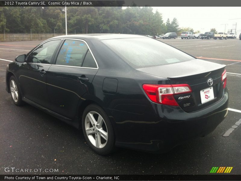 Cosmic Gray Mica / Black 2012 Toyota Camry SE