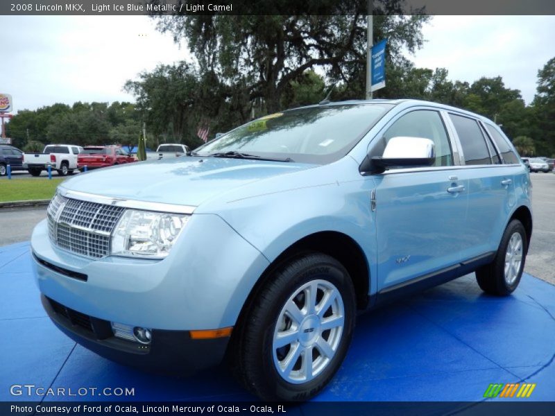 Light Ice Blue Metallic / Light Camel 2008 Lincoln MKX