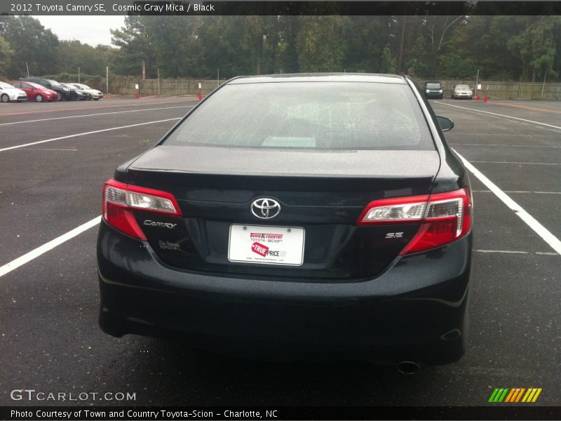 Cosmic Gray Mica / Black 2012 Toyota Camry SE