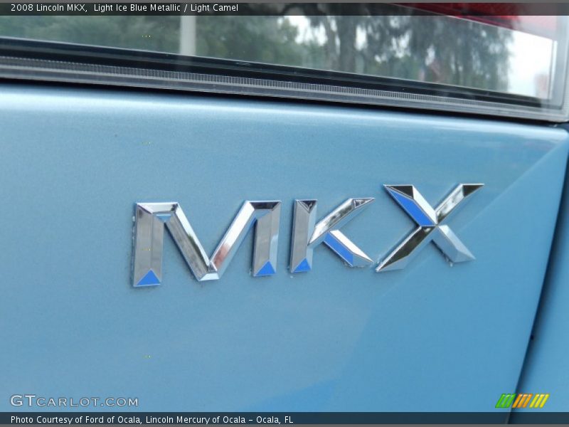 Light Ice Blue Metallic / Light Camel 2008 Lincoln MKX