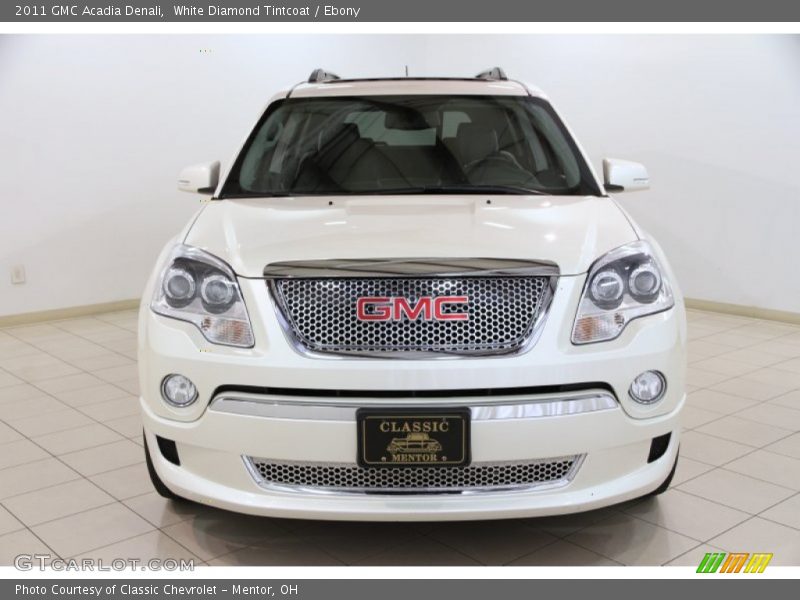 White Diamond Tintcoat / Ebony 2011 GMC Acadia Denali