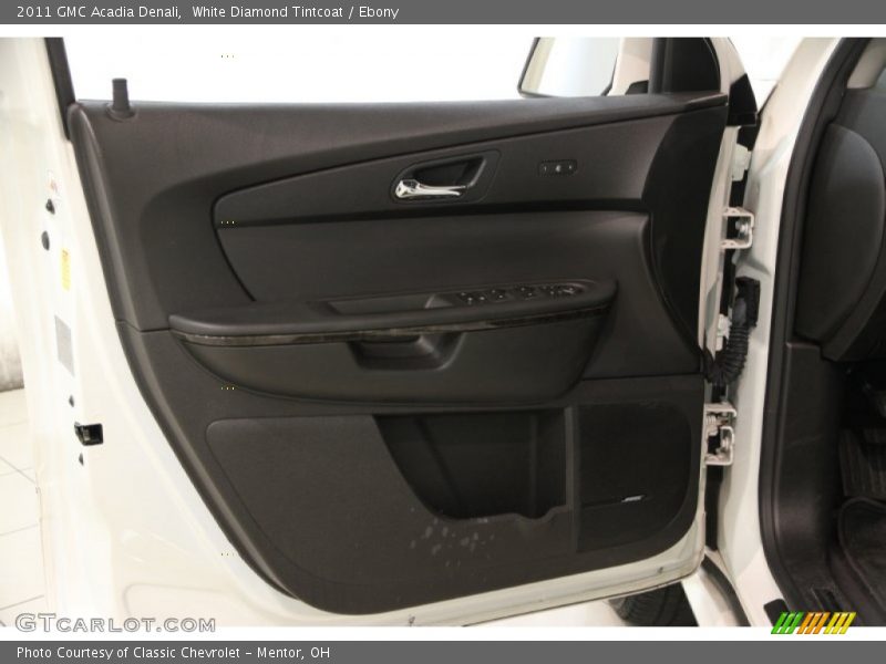 White Diamond Tintcoat / Ebony 2011 GMC Acadia Denali