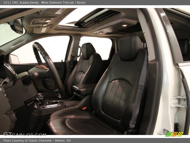 White Diamond Tintcoat / Ebony 2011 GMC Acadia Denali