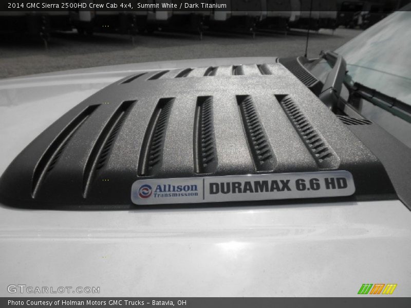 Summit White / Dark Titanium 2014 GMC Sierra 2500HD Crew Cab 4x4