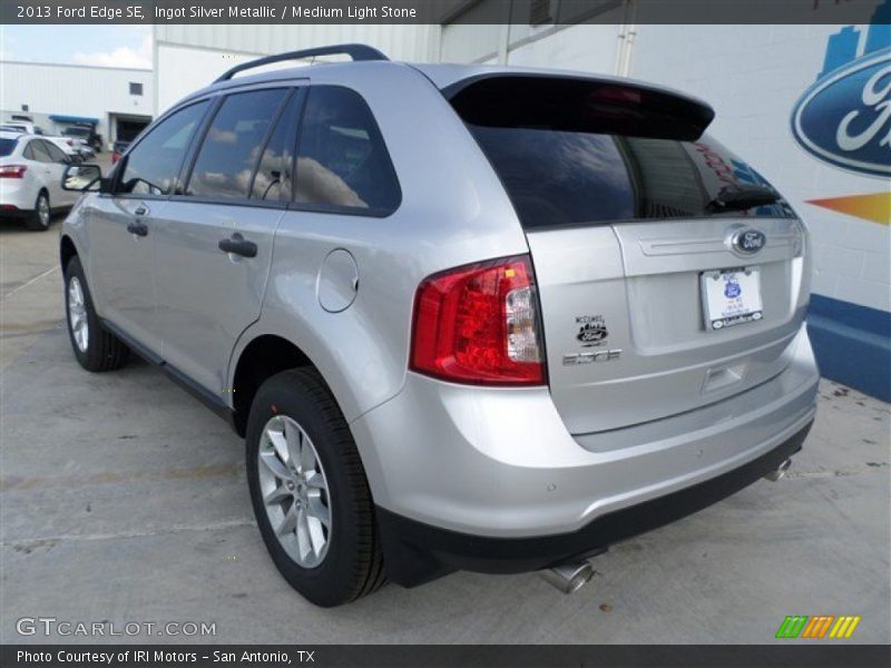 Ingot Silver Metallic / Medium Light Stone 2013 Ford Edge SE