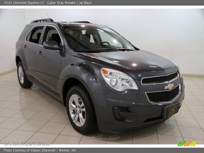 Cyber Gray Metallic / Jet Black 2010 Chevrolet Equinox LT