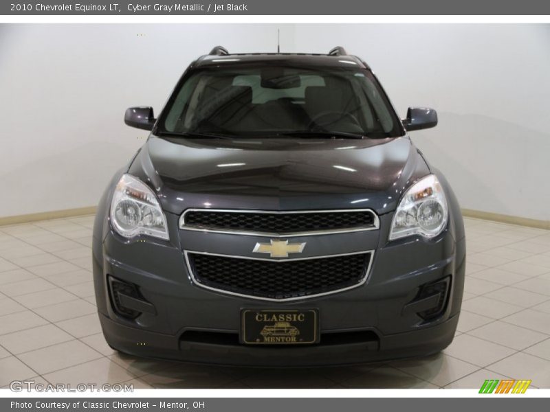 Cyber Gray Metallic / Jet Black 2010 Chevrolet Equinox LT