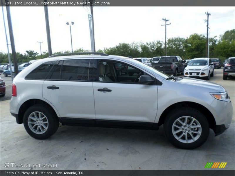 Ingot Silver Metallic / Medium Light Stone 2013 Ford Edge SE