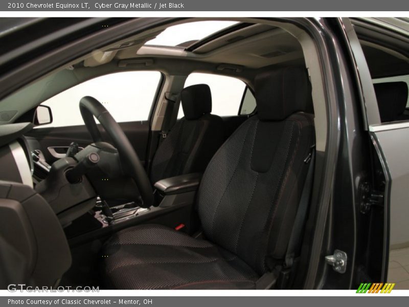 Cyber Gray Metallic / Jet Black 2010 Chevrolet Equinox LT