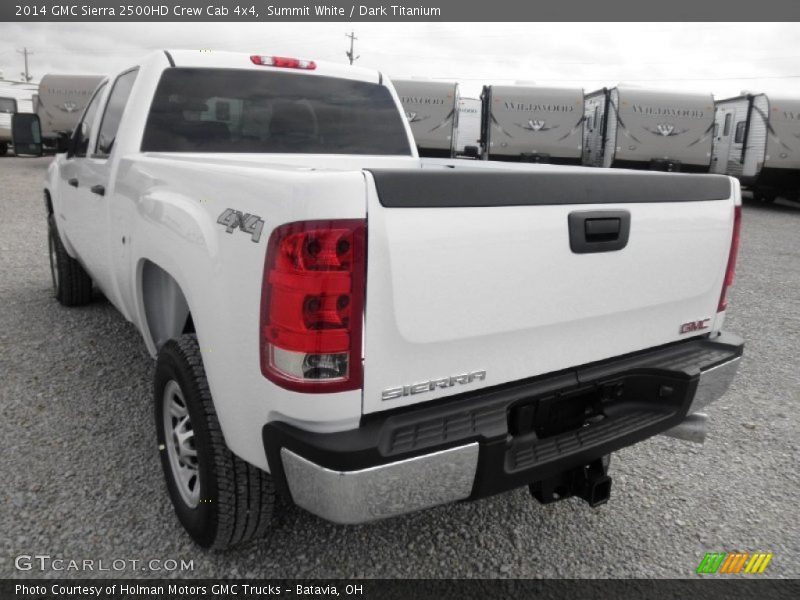 Summit White / Dark Titanium 2014 GMC Sierra 2500HD Crew Cab 4x4
