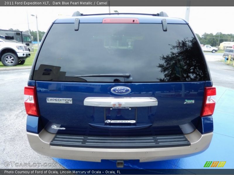 Dark Blue Pearl Metallic / Camel 2011 Ford Expedition XLT