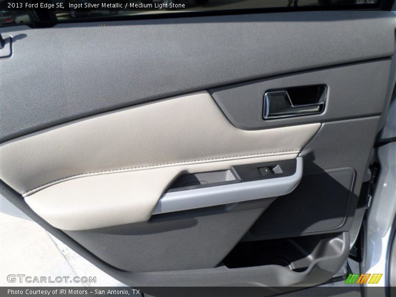 Ingot Silver Metallic / Medium Light Stone 2013 Ford Edge SE
