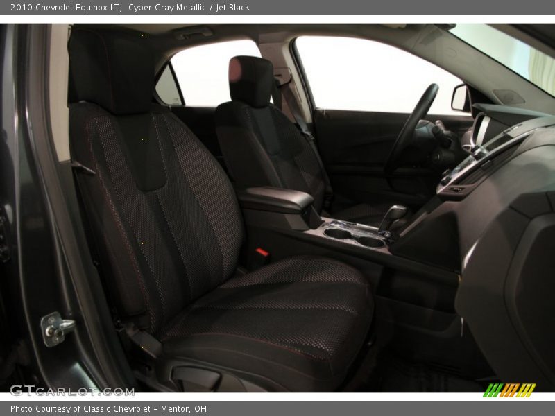 Cyber Gray Metallic / Jet Black 2010 Chevrolet Equinox LT