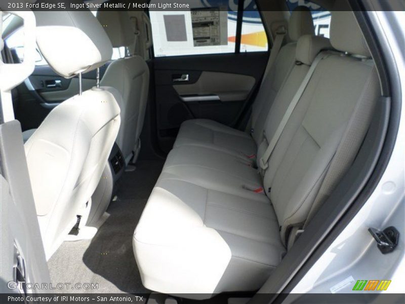 Ingot Silver Metallic / Medium Light Stone 2013 Ford Edge SE