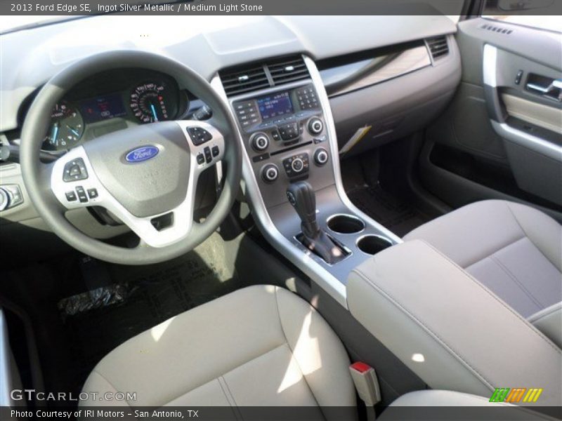 Ingot Silver Metallic / Medium Light Stone 2013 Ford Edge SE