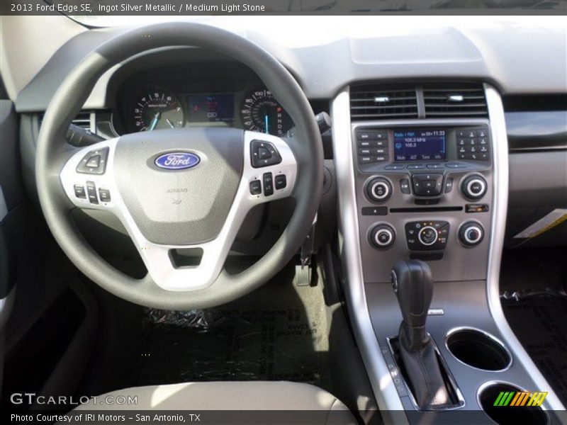 Ingot Silver Metallic / Medium Light Stone 2013 Ford Edge SE