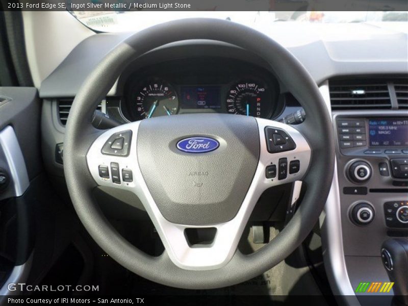 Ingot Silver Metallic / Medium Light Stone 2013 Ford Edge SE