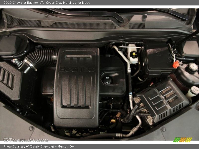 Cyber Gray Metallic / Jet Black 2010 Chevrolet Equinox LT
