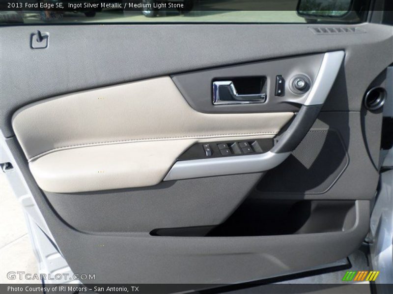 Ingot Silver Metallic / Medium Light Stone 2013 Ford Edge SE