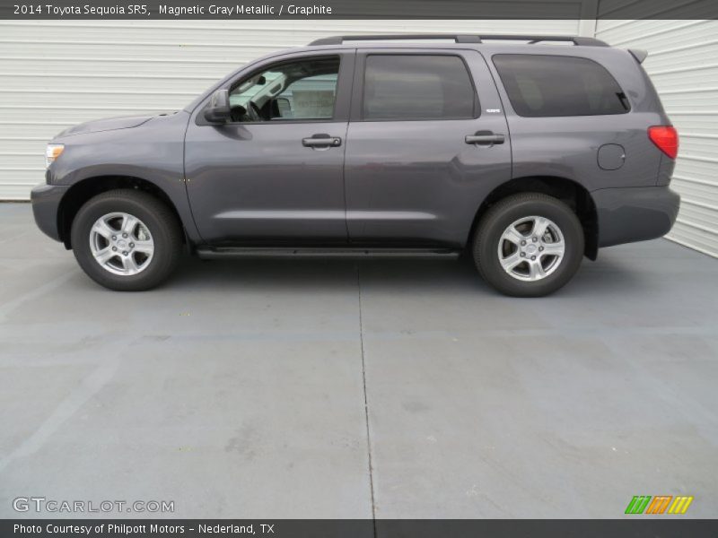 Magnetic Gray Metallic / Graphite 2014 Toyota Sequoia SR5