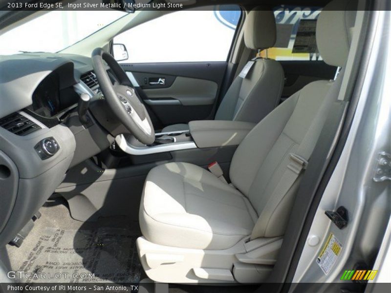 Ingot Silver Metallic / Medium Light Stone 2013 Ford Edge SE