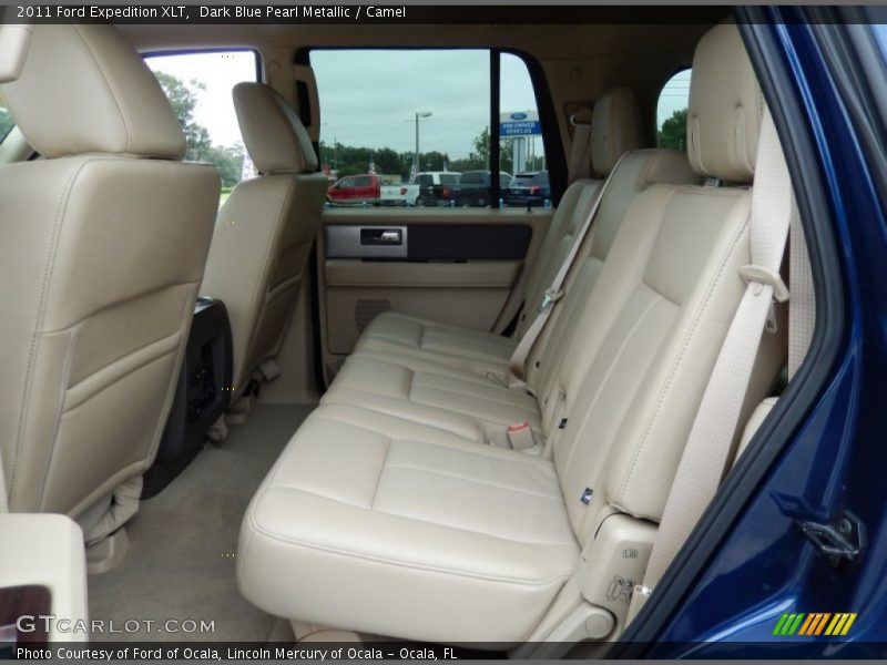 Dark Blue Pearl Metallic / Camel 2011 Ford Expedition XLT