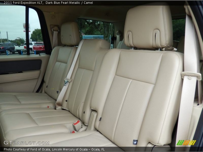 Dark Blue Pearl Metallic / Camel 2011 Ford Expedition XLT