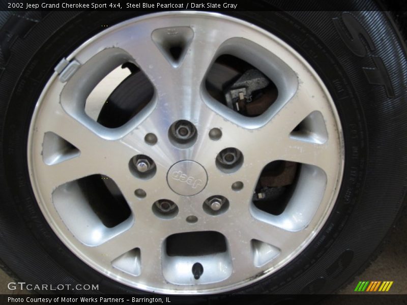 Steel Blue Pearlcoat / Dark Slate Gray 2002 Jeep Grand Cherokee Sport 4x4