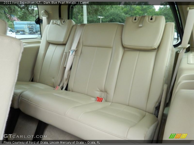 Dark Blue Pearl Metallic / Camel 2011 Ford Expedition XLT