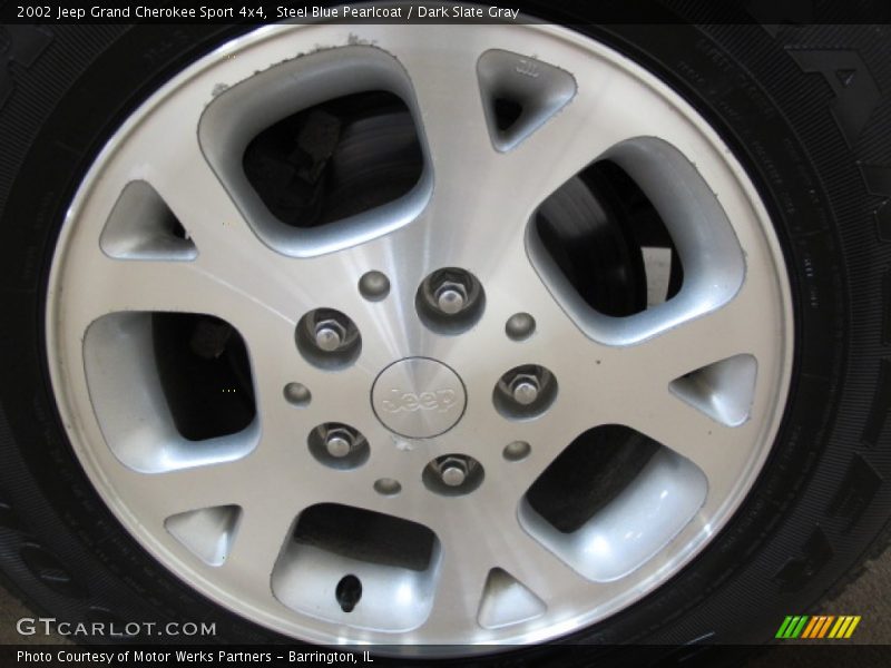 Steel Blue Pearlcoat / Dark Slate Gray 2002 Jeep Grand Cherokee Sport 4x4