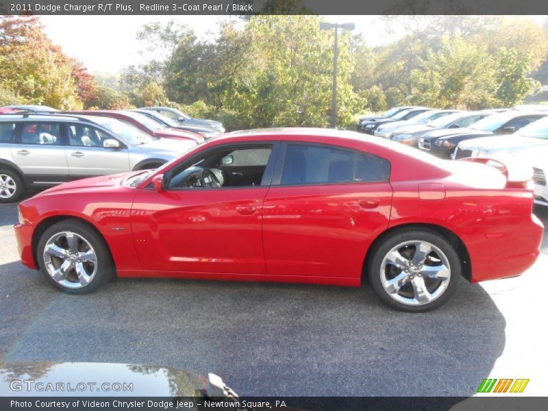 Redline 3-Coat Pearl / Black 2011 Dodge Charger R/T Plus