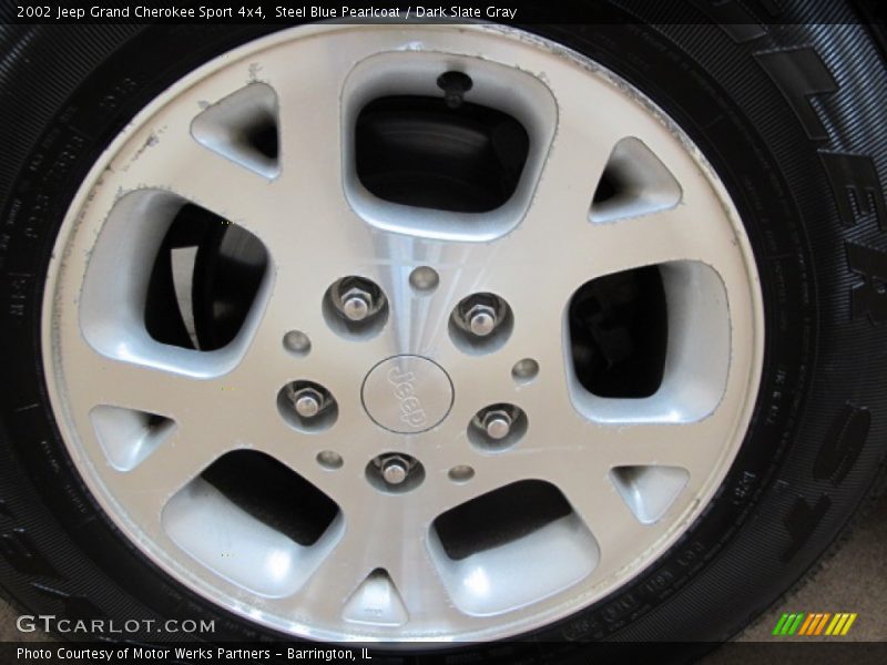 Steel Blue Pearlcoat / Dark Slate Gray 2002 Jeep Grand Cherokee Sport 4x4