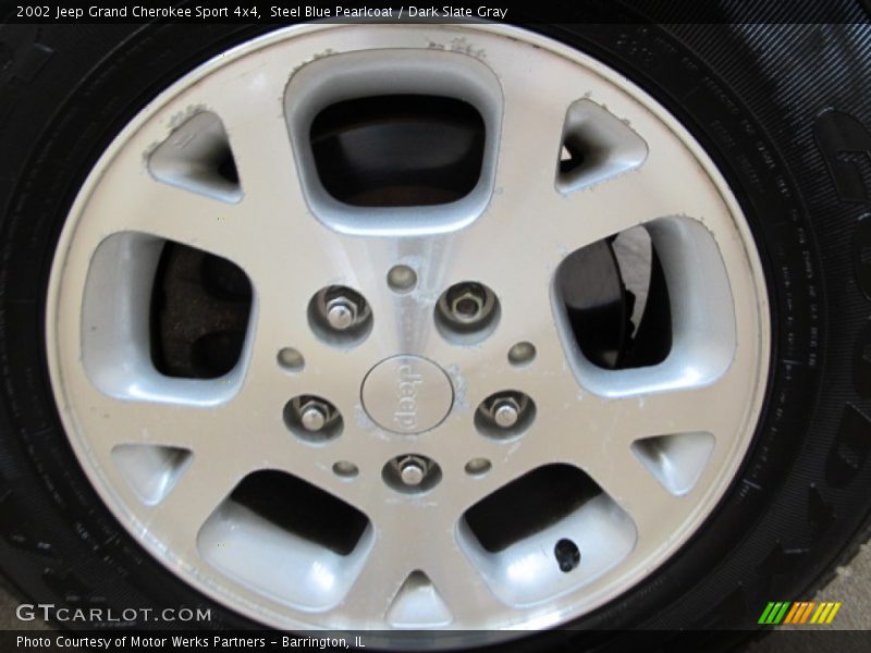 Steel Blue Pearlcoat / Dark Slate Gray 2002 Jeep Grand Cherokee Sport 4x4