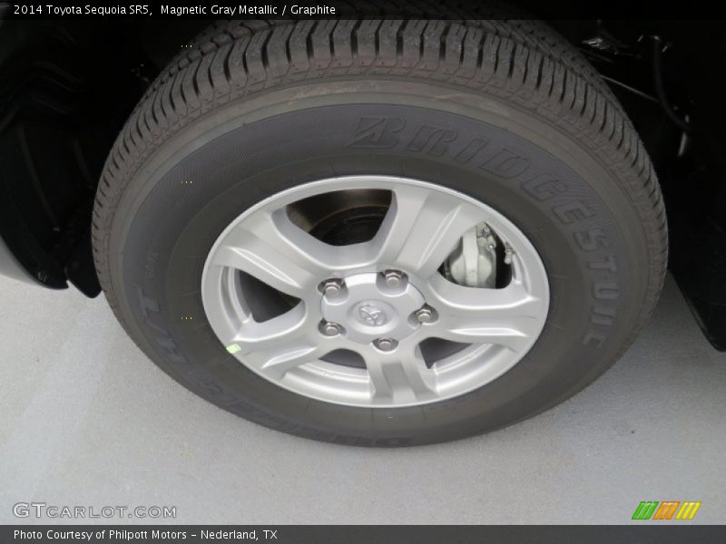 Magnetic Gray Metallic / Graphite 2014 Toyota Sequoia SR5